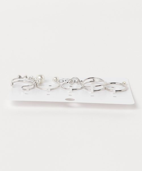 WEGO（ウィゴー）の「WEGO/ゴールドリングセット（リング・レディース・ゴールド/シルバー・FREE）」の4枚目の写真