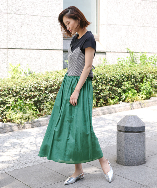 laboratory work(ラボラトリーワーク)の「ビスチェドッキングTシャツ(Tシャツ/カットソー・レディース・ホワイト/ブラック・MEDIUM)」の8枚目の写真