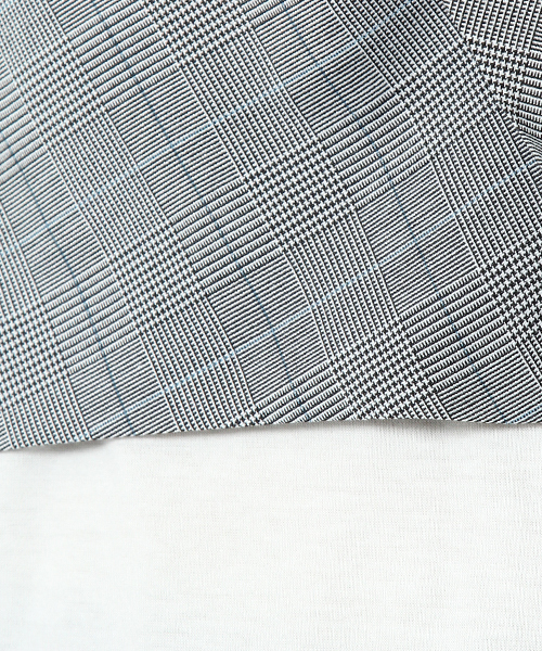 laboratory work(ラボラトリーワーク)の「ビスチェドッキングTシャツ(Tシャツ/カットソー・レディース・ホワイト/ブラック・MEDIUM)」の4枚目の写真