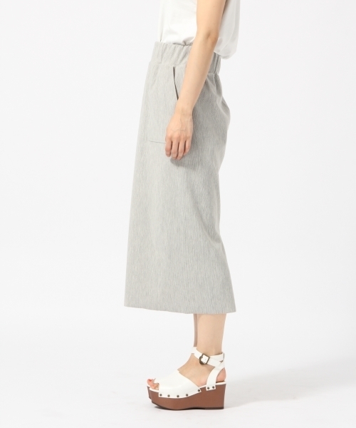 LOWRYS FARM（ローリーズファーム）の「カットリブタイトロングスカート 795030（スカート・レディース・グリーン/ブルー/ブラック/グレー/アイボリー・MEDIUM/LARGE）」の6枚目の写真