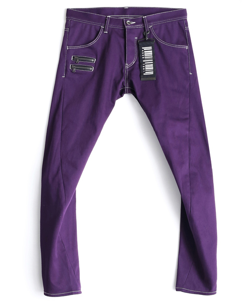 SHAREEF（シャリーフ）の「STRETCH TWILL 3D SKINNY PANTS（その他パンツ・メンズ・パープル/レッド/ブラック/ターコイズブルー・2/1/3）」の4枚目の写真