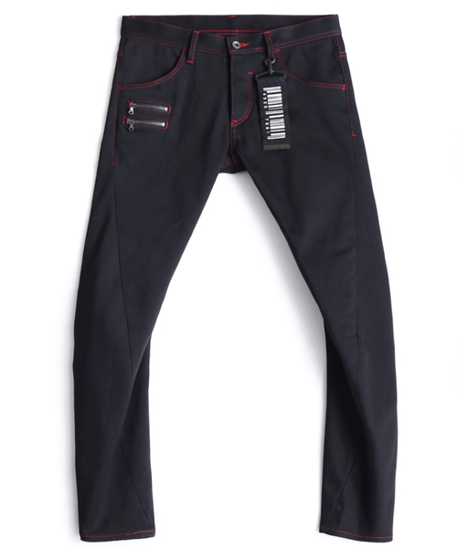 SHAREEF（シャリーフ）の「STRETCH TWILL 3D SKINNY PANTS（その他パンツ・メンズ・パープル/レッド/ブラック/ターコイズブルー・2/1/3）」の5枚目の写真