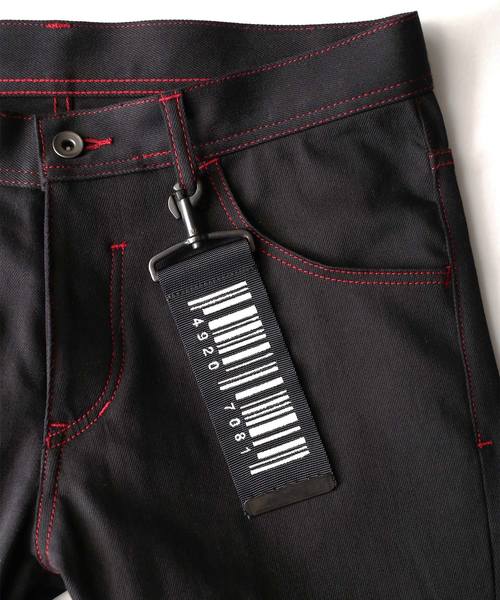 SHAREEF（シャリーフ）の「STRETCH TWILL 3D SKINNY PANTS（その他パンツ・メンズ・パープル/レッド/ブラック/ターコイズブルー・2/1/3）」の7枚目の写真