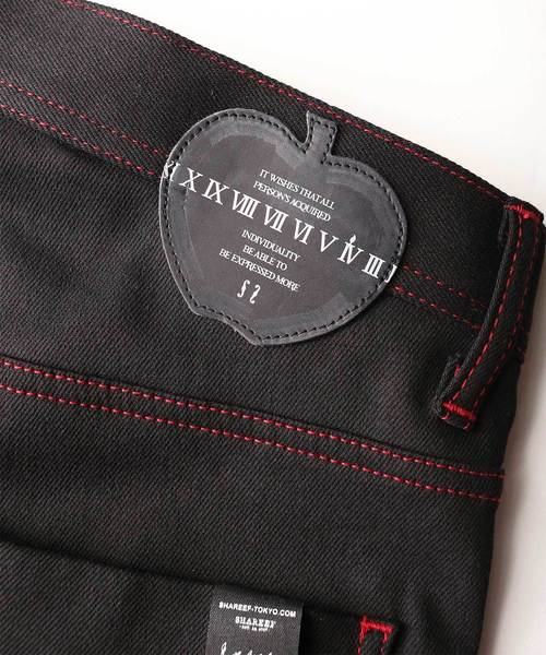 SHAREEF（シャリーフ）の「STRETCH TWILL 3D SKINNY PANTS（その他パンツ・メンズ・パープル/レッド/ブラック/ターコイズブルー・2/1/3）」の9枚目の写真