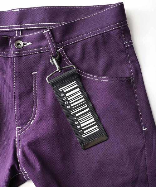 SHAREEF（シャリーフ）の「STRETCH TWILL 3D SKINNY PANTS（その他パンツ・メンズ・パープル/レッド/ブラック/ターコイズブルー・2/1/3）」の14枚目の写真