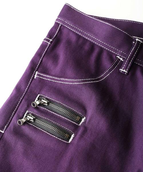 SHAREEF（シャリーフ）の「STRETCH TWILL 3D SKINNY PANTS（その他パンツ・メンズ・パープル/レッド/ブラック/ターコイズブルー・2/1/3）」の15枚目の写真