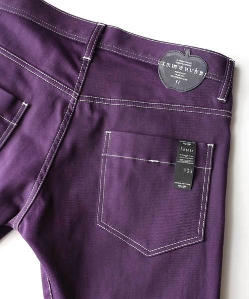 SHAREEF（シャリーフ）の「STRETCH TWILL 3D SKINNY PANTS（その他パンツ・メンズ・パープル/レッド/ブラック/ターコイズブルー・2/1/3）」の16枚目の写真