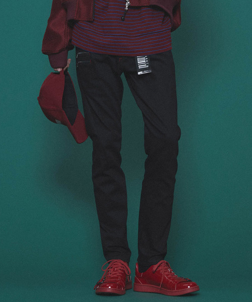 SHAREEF（シャリーフ）の「STRETCH TWILL 3D SKINNY PANTS（その他パンツ・メンズ・パープル/レッド/ブラック/ターコイズブルー・2/1/3）」の21枚目の写真