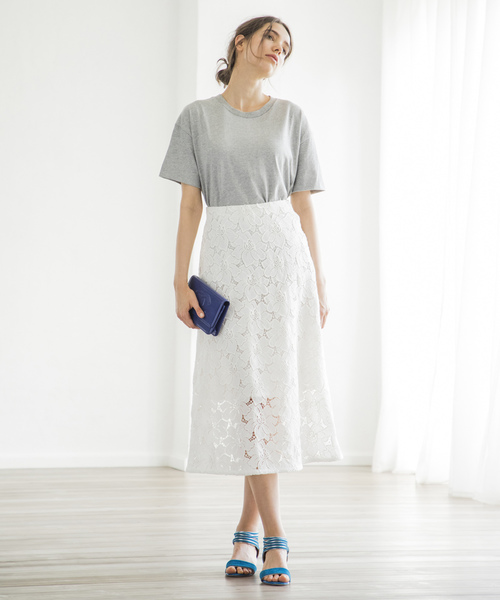 Emma Taylor（エマテイラー）の「フリーポートT（Tシャツ/カットソー・レディース・ホワイト/グレー・FREE）」の9枚目の写真