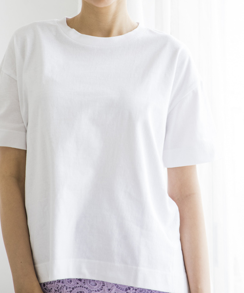 Emma Taylor（エマテイラー）の「フリーポートT（Tシャツ/カットソー・レディース・ホワイト/グレー・FREE）」の13枚目の写真