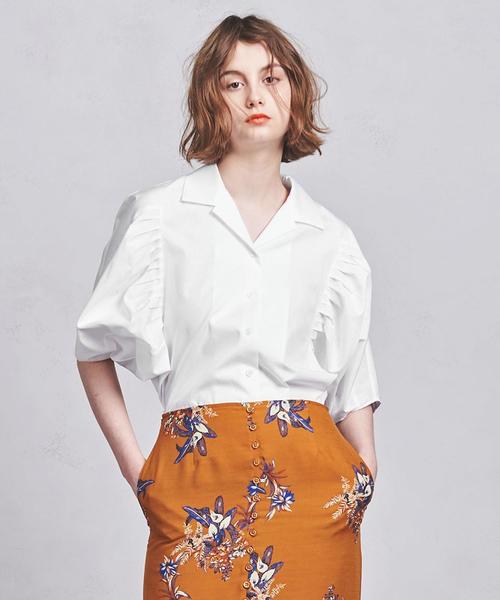 【極美品】UNITED ARROWS 袖ギャザードルマンブラウス UNITED ARROWS（ユナイテッドアローズ）の「UWSC ドルマン
