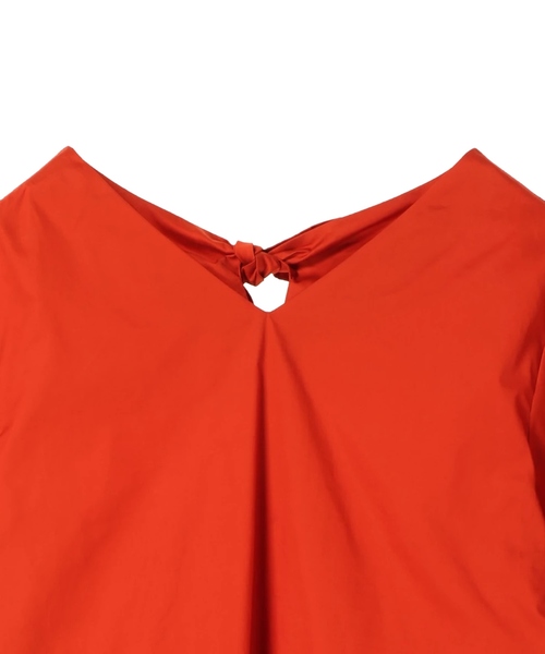 YECCA VECCA（イェッカヴェッカ）の「Ｐ．バックリボンブラウス（シャツ/ブラウス・レディース・ホワイト/ネイビー/オレンジ/キャメル・FREE）」の6枚目の写真