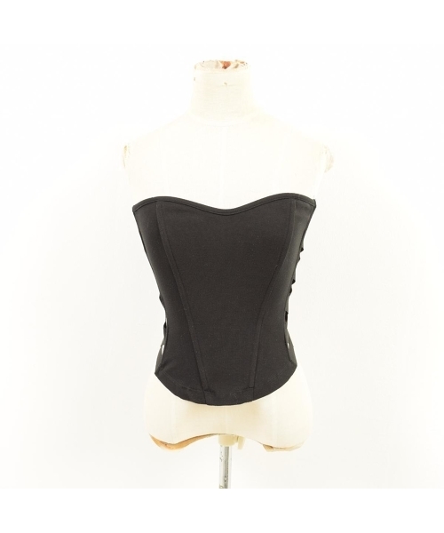 フランスヴィンテージ ジャガード生地のコルセットビスチェ フランスヴィンテージ ジャガード生地のコルセットビスチェ