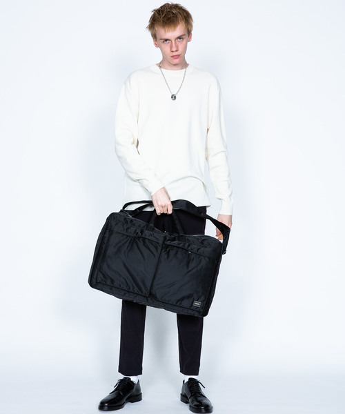 PORTER タンカー 2WAY BOSTON BAG 　 ボストンバック 黒 PORTER（ポーター）の「【PORTER】TANKER 2WAY BOSTON BAG(S)/タンカー