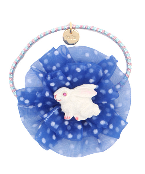 fafa（フェフェ）の「NILA｜ポニーテールホルダー（ヘアゴム・キッズ・ピンク系その他/グリーン系その他/ブルー系その他・SMALL）」の2枚目の写真