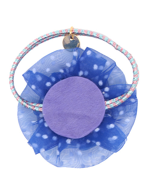 fafa（フェフェ）の「NILA｜ポニーテールホルダー（ヘアゴム・キッズ・ピンク系その他/グリーン系その他/ブルー系その他・SMALL）」の4枚目の写真