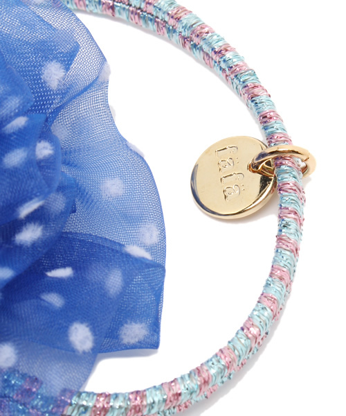 fafa（フェフェ）の「NILA｜ポニーテールホルダー（ヘアゴム・キッズ・ピンク系その他/グリーン系その他/ブルー系その他・SMALL）」の6枚目の写真