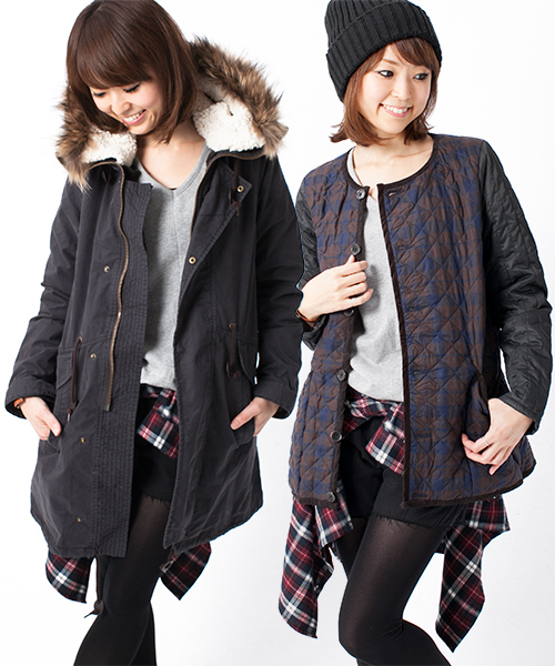 NANO universe（ナノユニバース）の「●ライナー着脱3wayモッズコート（モッズコート・レディース・オリーブ/ダークブルー・38/36）」の2枚目の写真