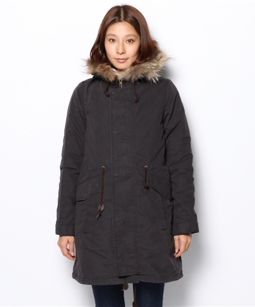 NANO universe（ナノユニバース）の「●ライナー着脱3wayモッズコート（モッズコート・レディース・オリーブ/ダークブルー・38/36）」の3枚目の写真