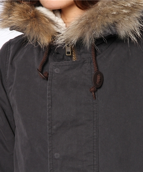 NANO universe（ナノユニバース）の「●ライナー着脱3wayモッズコート（モッズコート・レディース・オリーブ/ダークブルー・38/36）」の7枚目の写真