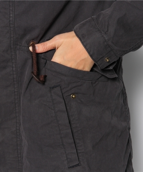 NANO universe（ナノユニバース）の「●ライナー着脱3wayモッズコート（モッズコート・レディース・オリーブ/ダークブルー・38/36）」の9枚目の写真