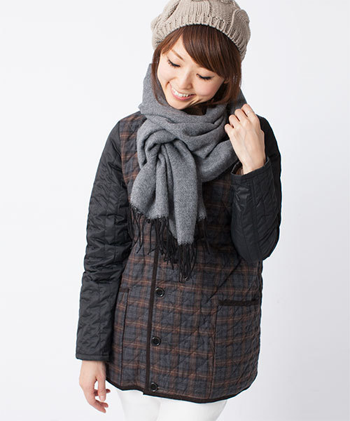 NANO universe（ナノユニバース）の「●ライナー着脱3wayモッズコート（モッズコート・レディース・オリーブ/ダークブルー・38/36）」の17枚目の写真