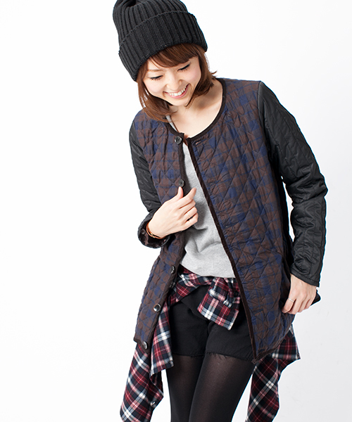 NANO universe（ナノユニバース）の「●ライナー着脱3wayモッズコート（モッズコート・レディース・オリーブ/ダークブルー・38/36）」の21枚目の写真