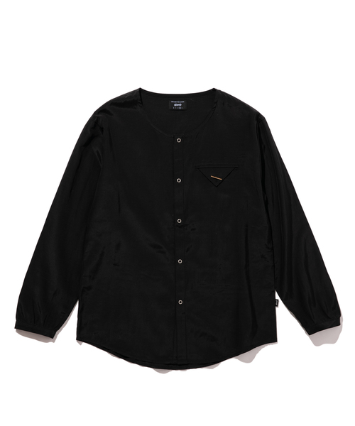 glamb(グラム)の「Foster no collar SH / フォスターノーカラーシャツ(シャツ/ブラウス・メンズ・ホワイト/ブラック/カーキ・3/4/1/2/0)」の11枚目の写真