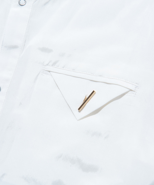 glamb(グラム)の「Foster no collar SH / フォスターノーカラーシャツ(シャツ/ブラウス・メンズ・ホワイト/ブラック/カーキ・3/4/1/2/0)」の17枚目の写真