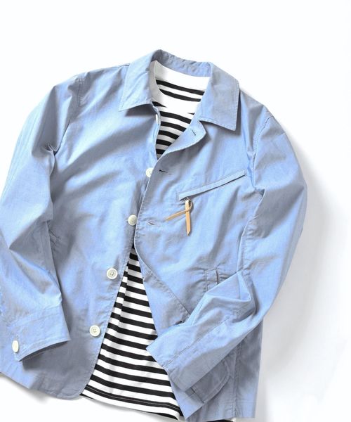 セール】SHIPS JET BLUE: COOLMAX ライトカバージャケット（ブルゾン