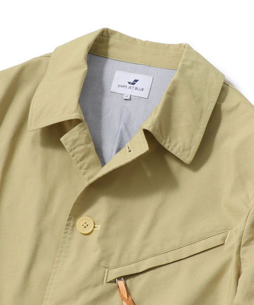 SHIPS JET BLUE(シップスジェットブルー)の「SHIPS JET BLUE: COOLMAX ライトカバージャケット(ブルゾン・メンズ・ライトブルー/ベージュ/ネイビー・SMALL/MEDIUM/LARGE/X-SMALL)」の21枚目の写真