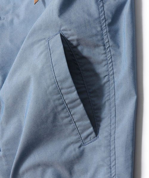 SHIPS JET BLUE(シップスジェットブルー)の「SHIPS JET BLUE: COOLMAX ライトカバージャケット(ブルゾン・メンズ・ライトブルー/ベージュ/ネイビー・SMALL/MEDIUM/LARGE/X-SMALL)」の7枚目の写真