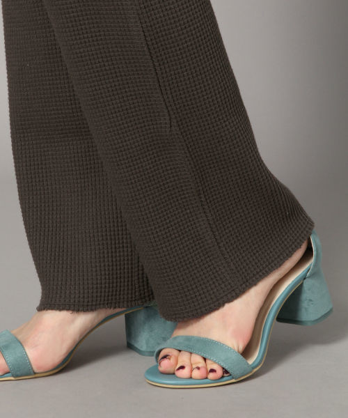 LOWRYS FARM（ローリーズファーム）の「ヘビーワッフルパンツ 824437（その他パンツ・レディース・チャコールグレー/ブラック・FREE）」の7枚目の写真