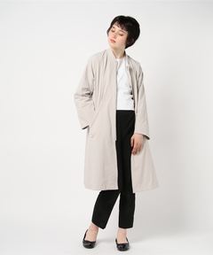 セール】【ATON/エイトン】KYOTO TSURIZOME COTTON BALMACAAN COAT
