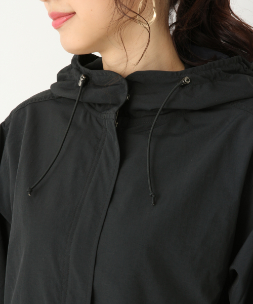 GLOBAL WORK(グローバルワーク)の「ミリタリーフードコート/830191(その他アウター・レディース・カーキ/ネイビー・MEDIUM/LARGE)」の12枚目の写真