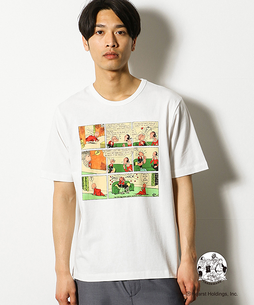 COMME CA COMMUNE(コムサコミューン)の「POPEYE(R)コラボ プリントTシャツ(Tシャツ/カットソー・メンズ・ホワイト・MEDIUM/LARGE)」の2枚目の写真