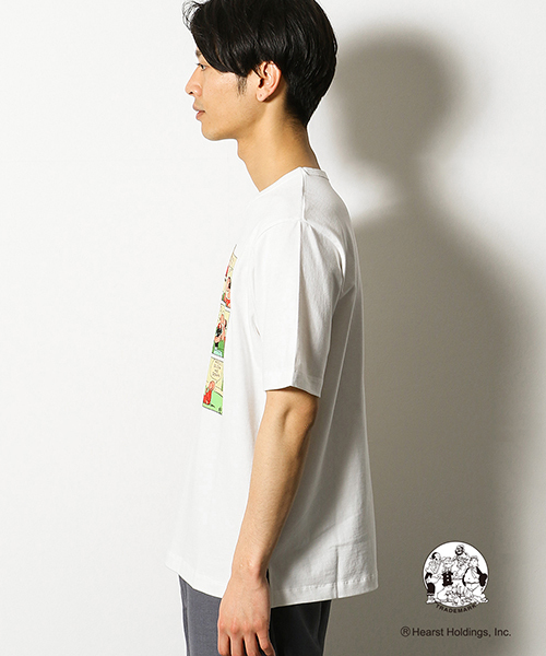 COMME CA COMMUNE(コムサコミューン)の「POPEYE(R)コラボ プリントTシャツ(Tシャツ/カットソー・メンズ・ホワイト・MEDIUM/LARGE)」の3枚目の写真