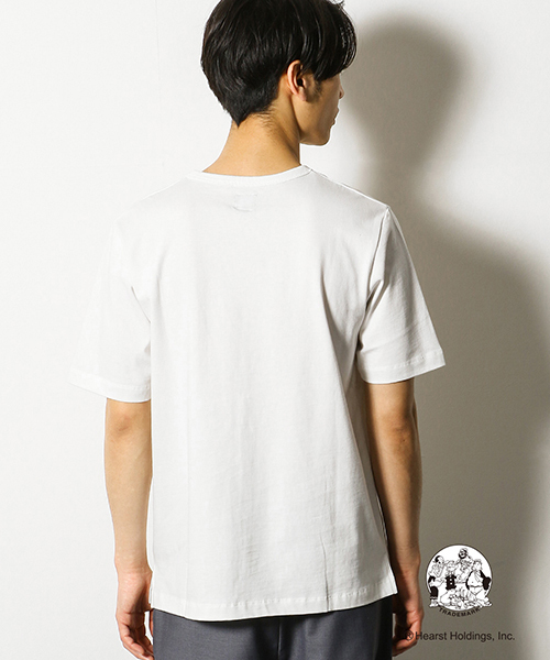 COMME CA COMMUNE(コムサコミューン)の「POPEYE(R)コラボ プリントTシャツ(Tシャツ/カットソー・メンズ・ホワイト・MEDIUM/LARGE)」の4枚目の写真