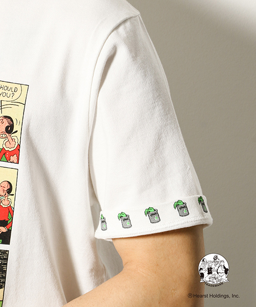 COMME CA COMMUNE(コムサコミューン)の「POPEYE(R)コラボ プリントTシャツ(Tシャツ/カットソー・メンズ・ホワイト・MEDIUM/LARGE)」の7枚目の写真