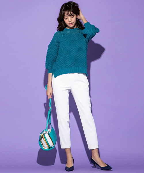 爆売り Blu ビアッジョブルー のファッション Blu Blu ビアッジョブルー のニット セーター 5gバスケット編みプルオーバー 2612 をセール価格で購入できます Viaggio セール 5gバスケット編みプルオーバー ニット セーター Viaggio Viaggio