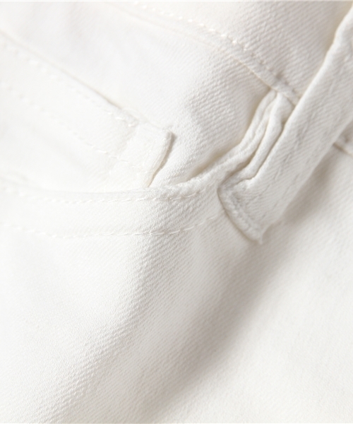 VIS（ビス）の「【with6月号掲載】ホワイトヤーンカラースキニーパンツ★自宅で洗える★（その他パンツ・レディース・ブラック/ホワイト/ベージュ/ライトグリーン/ブルー系/イエロー・SMALL/MEDIUM/LARGE）」の13枚目の写真