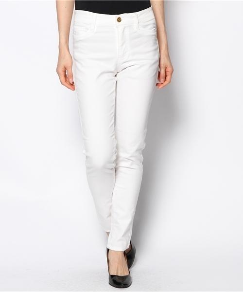 VIS（ビス）の「【with6月号掲載】ホワイトヤーンカラースキニーパンツ★自宅で洗える★（その他パンツ・レディース・ブラック/ホワイト/ベージュ/ライトグリーン/ブルー系/イエロー・SMALL/MEDIUM/LARGE）」の18枚目の写真