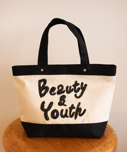 BEAUTY&YOUTH UNITED ARROWS（ビューティーアンドユースユナイテッドアローズ）の「by ※∵キャンバスロゴミニトートバッグ ◆（トートバッグ・レディース・ブラック/ケリー/ネイビー/イエロー/レッド・FREE）」の6枚目の写真