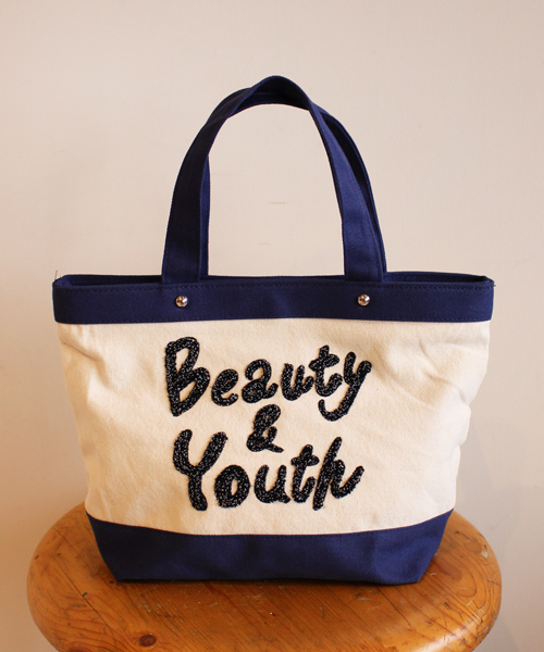BEAUTY&YOUTH UNITED ARROWS（ビューティーアンドユースユナイテッドアローズ）の「by ※∵キャンバスロゴミニトートバッグ ◆（トートバッグ・レディース・ブラック/ケリー/ネイビー/イエロー/レッド・FREE）」の7枚目の写真