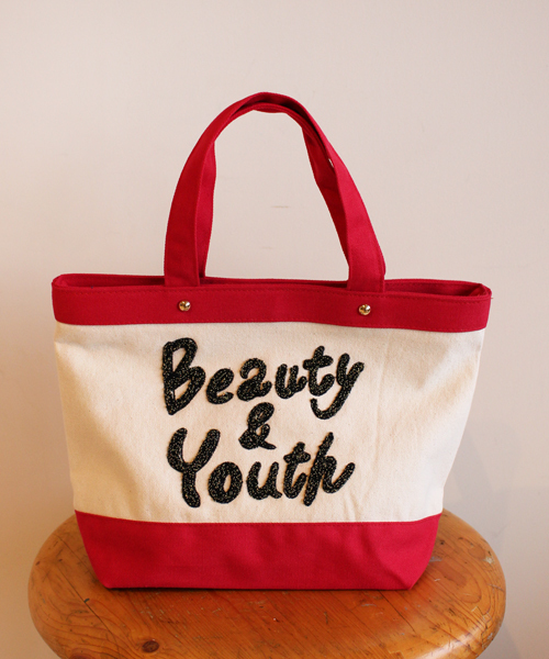 BEAUTY&YOUTH UNITED ARROWS（ビューティーアンドユースユナイテッドアローズ）の「by ※∵キャンバスロゴミニトートバッグ ◆（トートバッグ・レディース・ブラック/ケリー/ネイビー/イエロー/レッド・FREE）」の8枚目の写真