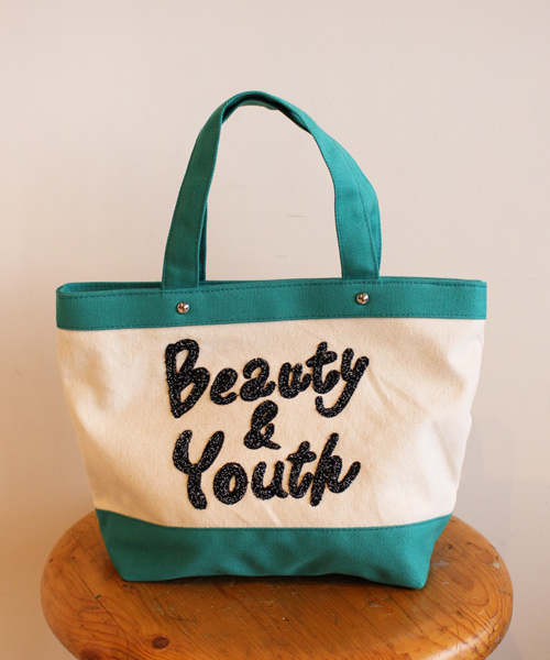BEAUTY&YOUTH UNITED ARROWS（ビューティーアンドユースユナイテッドアローズ）の「by ※∵キャンバスロゴミニトートバッグ ◆（トートバッグ・レディース・ブラック/ケリー/ネイビー/イエロー/レッド・FREE）」の10枚目の写真