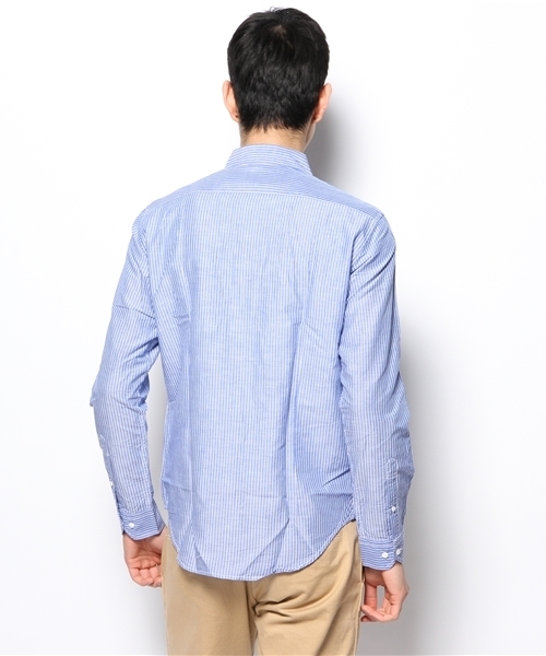 MEN'S BIGI(メンズビギ)の「カッタウェイシャツ(ホリゾンタルカラーシャツ)(シャツ/ブラウス・メンズ・ホワイト/ブルー系その他・SMALL/MEDIUM/LARGE/LL)」の5枚目の写真