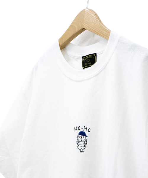 modem design（モデムデザイン）の「MODEM DESIGN/モデムデザイン 　TEE -Capフクロウ（Tシャツ/カットソー・メンズ・ホワイト/グリーン系その他・MEDIUM/LARGE/X-LARGE）」の9枚目の写真