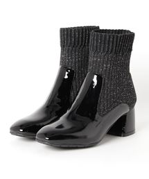 cava cava | 〈cava cava（サヴァサヴァ）〉ニットソックスブーツ(ブーツ)