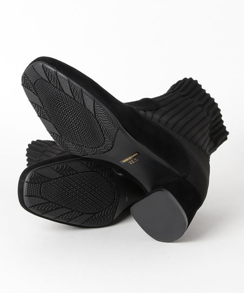 cava cava（サヴァサヴァ）の「〈cava cava（サヴァサヴァ）〉ニットソックスブーツ（ブーツ・レディース・ブラック/ベージュ/クリアブラック・23.5cm/24.5cm/23.0cm/24.0cm/22.5cm）」の6枚目の写真